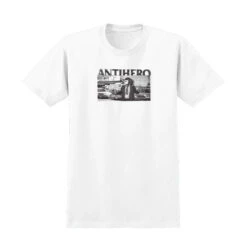 Antihero Pure Stoke T-Shirt- Ringspun White/Black