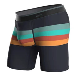 BN3TH Classic Boxer Brief Print - Retro Stripe/Dark Navy