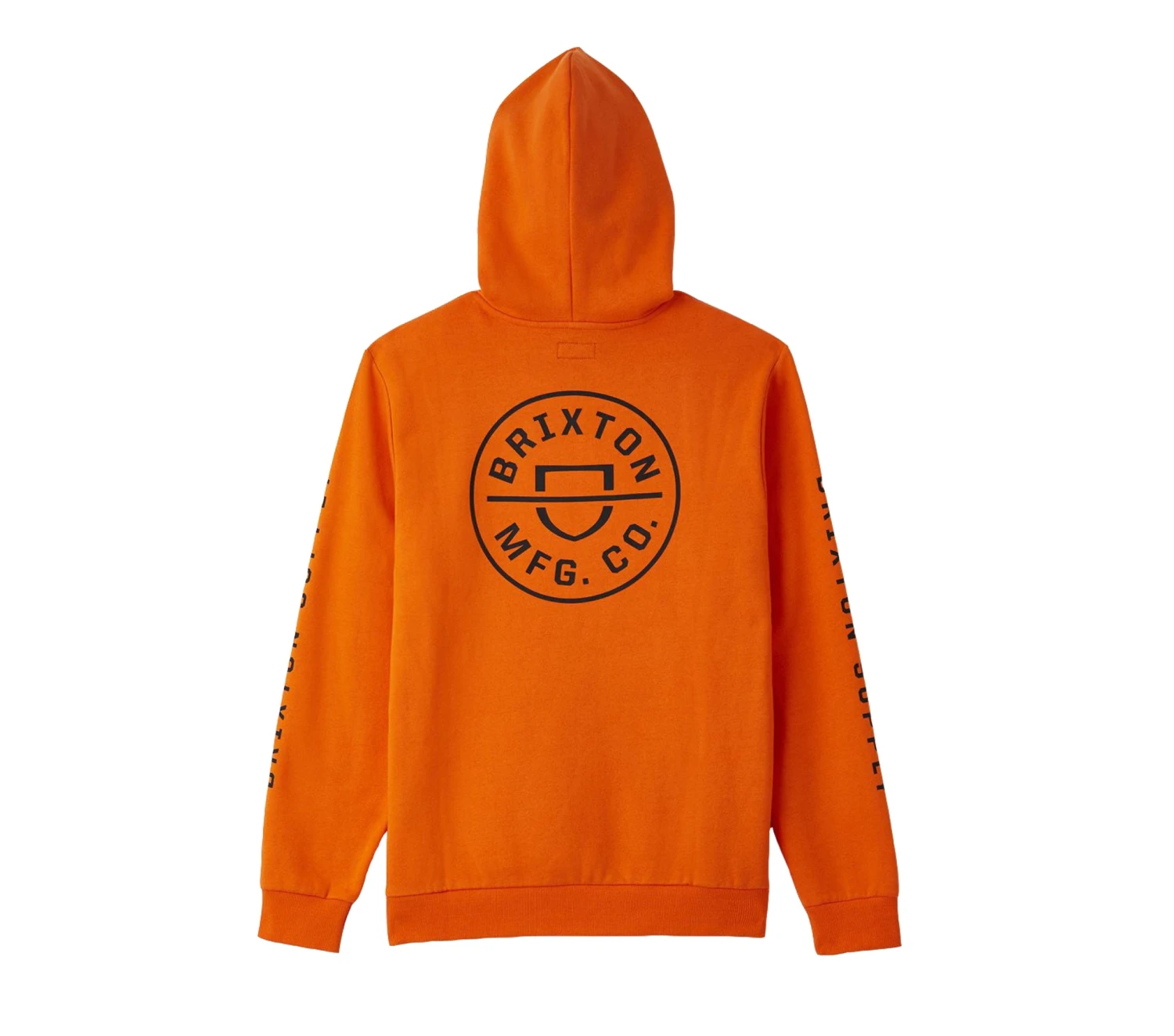 Brixton Crest Hooded Sweatshirt - Carrot 4 Brixton Crest Hooded Sweatshirt - Carrot - Image 2