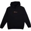 The Source Midweight Embroidered Word Hoodie - Black -Bold Style Apparel Shop Embroidered Black Orange Hoodie