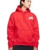 Nike SB Icon Hoodie - University Red/White