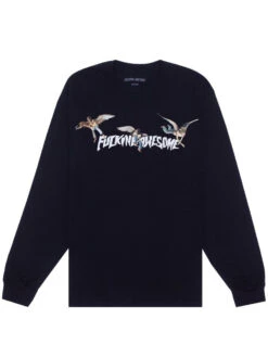 Fucking Awesome Angel Stamp Long-sleeve T-Shirt - Black