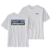 Patagonia Men's P-6 Logo Responsibili-Tee White 2024 -Bold Style Apparel Shop Patagona Men s P 6 Logo Responsibili Tee White 2024