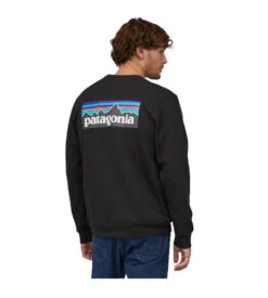 Patagonia P-6 Logo Uprisal Crew Sweatshirt Black 2024 -Bold Style Apparel Shop Patagona P 6 Logo Uprisal Crew Sweatshirt Black 2024 3