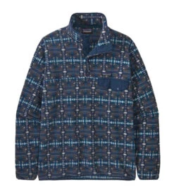 Patagonia Men's LW Synchilla Snap-T Pullover Snow Beam Dark 2024