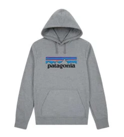 Patagonia P-6 Logo Uprisal Hoodie 2023 - Gravel Heather