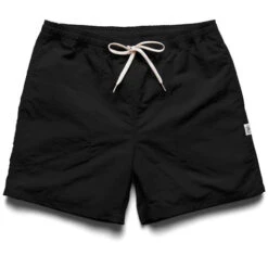 Reigning Champ Classic Taslan Nylon Swim Short Black