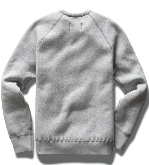Reigning Champ Tiger Fleece 80/20 Crewneck Light Grey 4 Reigning Champ Tiger Fleece 80/20 Crewneck Light Grey - Image 2