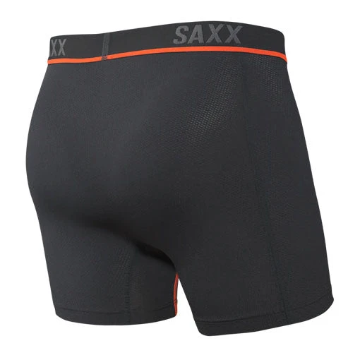 Saxx Kinetic L-C Mesh BB - Black/Vermillion 4 Saxx Kinetic L-C Mesh BB - Black/Vermillion - Image 2