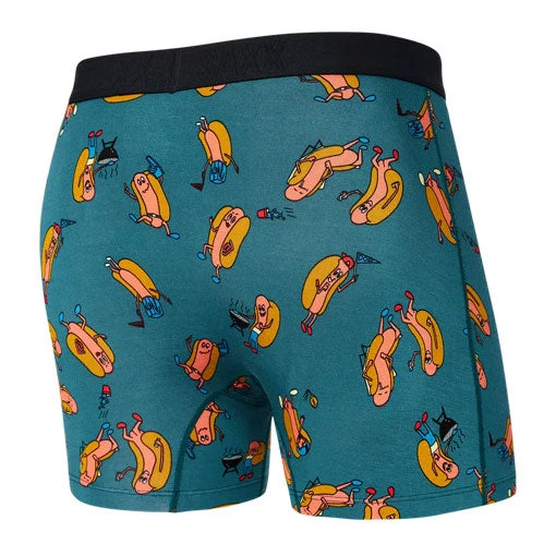 Saxx Viibe Super Soft BB Tailgaters - Teal 4 Saxx Viibe Super Soft BB Tailgaters - Teal - Image 2