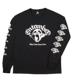 Skull Skates Entombed Long Sleeve T-Shirt Black -Bold Style Apparel Shop Skull Skates Entombed Long Sleeve T Shirt Black 1
