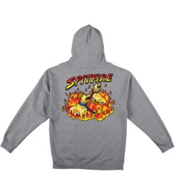 Spitfire Hell Hounds II Hooded Sweatshirt Heather Grey