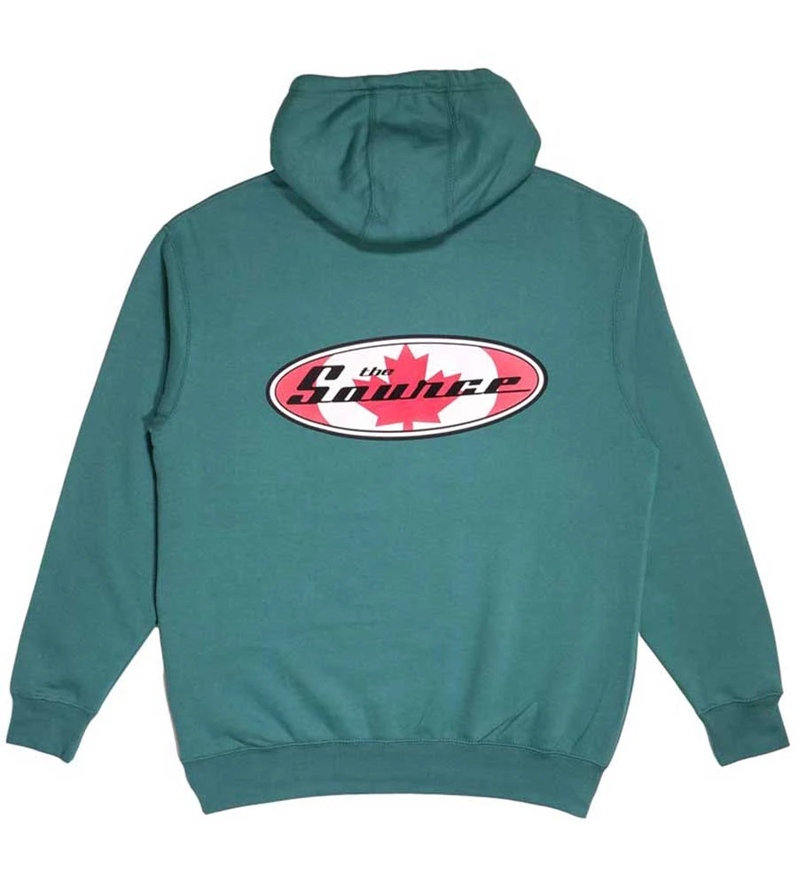 The Source Heavyweight OG Leaf Hoodie - Evergreen 4 The Source Heavyweight OG Leaf Hoodie - Evergreen - Image 2