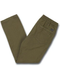 Volcom Rainer Elastic Waist Pant - Military Green -Bold Style Apparel Shop Volcom Rainer Elastic Waist Pant Military Green 1