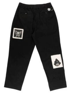 Welcome Volume Twill Patches Pant - Black -Bold Style Apparel Shop Welcome Volume Twill Patches Pant Black2